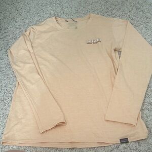 Patagonia Peach Long Sleeve Tee